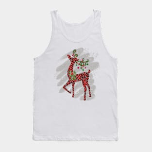 Christmas Reindeer Tank Top